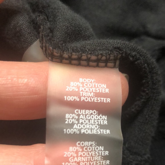 Calvin Klein full zip high neck jacket black velour cozy pockets Sz L - Picture 11 of 13